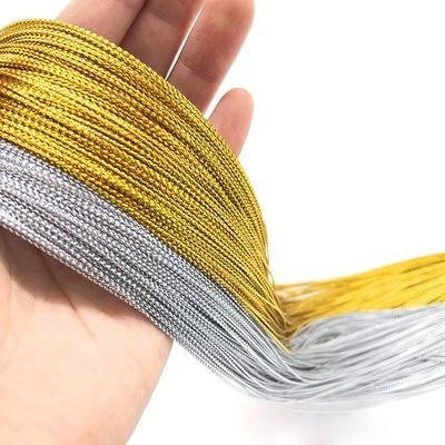 Tag Rope Gold Thread Rope Non-Elastic Christmas Lanyard DIY Coreless