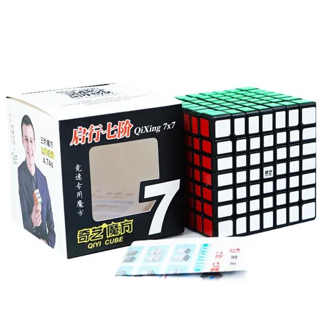 

QIYI Speed ​​Magic Cube 3x3x3 4x4x4 5x5x5 головоломка черные наклейки образование обучение Cubo Magico игрушки для детей