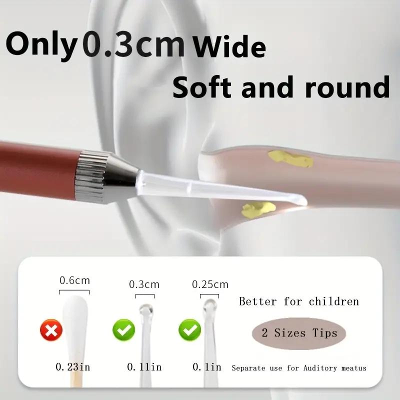 Luminous Ear Scoop, Stainless Steel Ear Scoop with Light, Luminous Ear Cleaner, Visual Ear Picking Tool