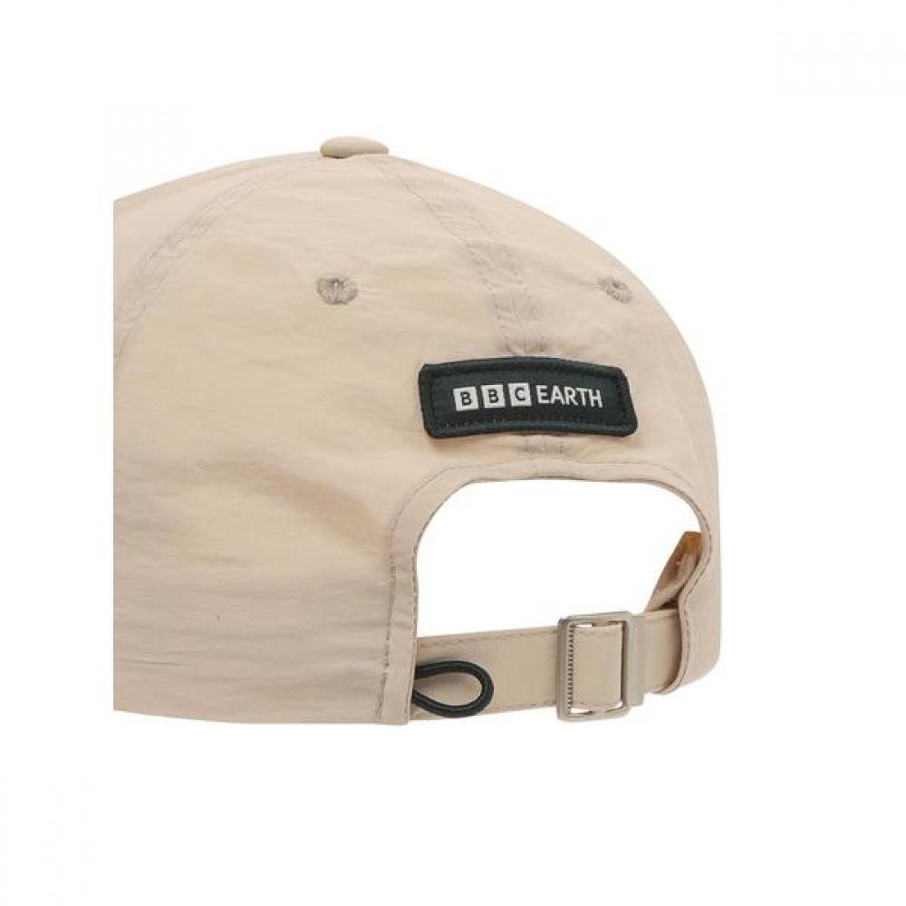 Bbc Earth Convertible Embroidered Cap  Light Beige 