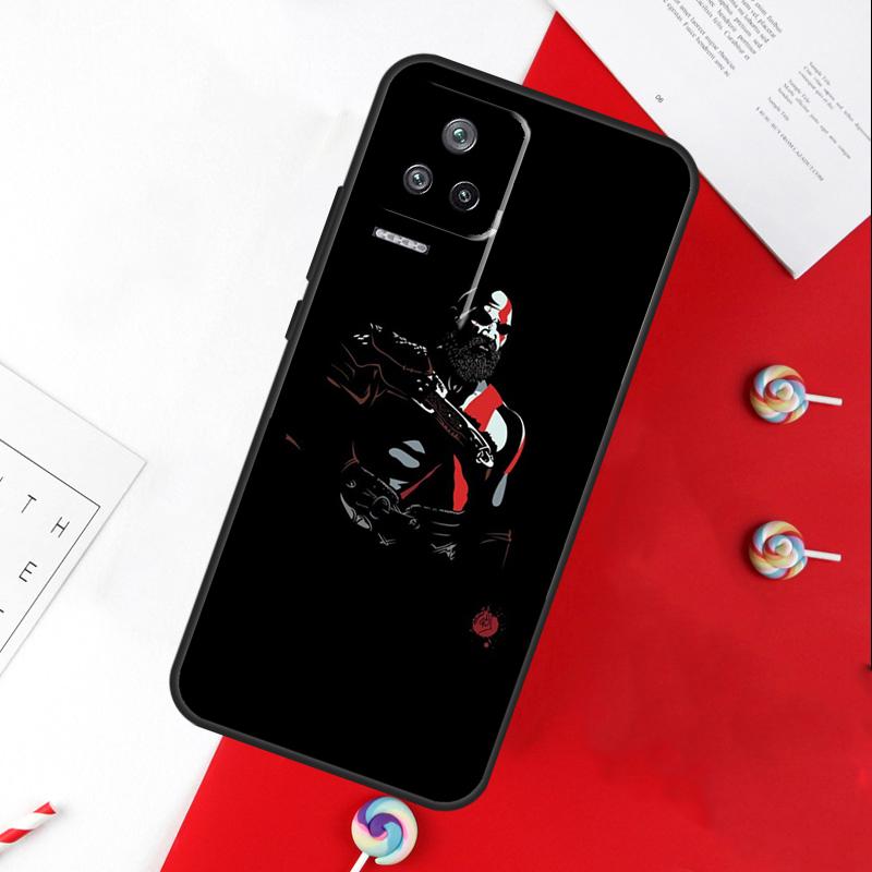 God of War Game Case For Xiaomi 13 12 Lite 12X 11T 12T Pro Cover For POCO F5 X5 X3 Pro X4 F4 GT F3 C40 M5s