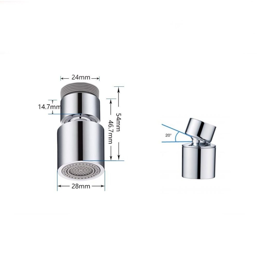 360° Swivel Swivel Faucet Aerator Dual-Function Faucet Extender Kitchen Sink