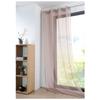 Voilage - Mona - 135 x 260 cm - 100% polyester - Couleur roselin