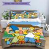 Simpsons Family Portrait Print 3Pcs Bedding Setduvet Cover With 2 Bedropillowcase Home Birthday Gift