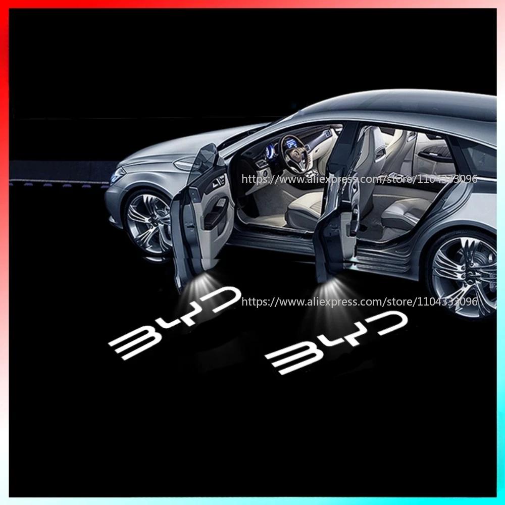 For BYD Sealion 7 Sea Lion 07 2025 2024 Car Door Welcome Light HD Logo Projector Lamp Laser Lamp Shadow Door Projection Light