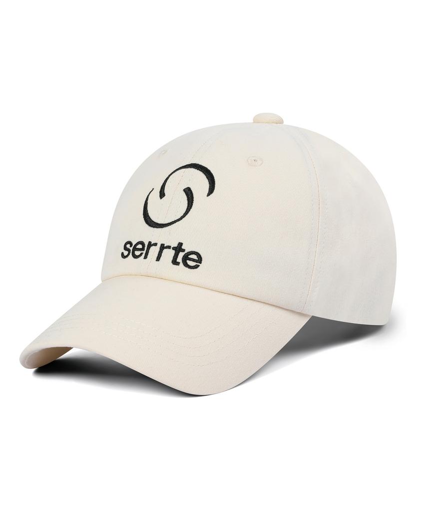 Seleute Basic Logo Ball Cap Unisex Vanilla Cream