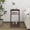 VidaXL Table d'appoint Chêne fumé 40x30x75 cm Bois d'ingénierie 825799