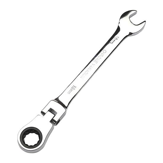 Ratcheting Combination Wrench Spanner 180-Degree Variable Angle Design Rust-resistant Quick Manual Ratchet Wrench