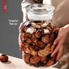 Matte Glass Storage Jar for Aged Tangerine Peel
