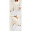Women S Loose Fit Crew Neck Twist Pattern Autumn Winter Knit Sweater