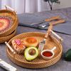 Handwoven Rattan Storage Basket