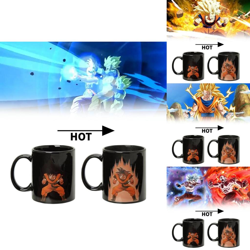 Ceramiczny kubek zmieniający kolor Dragon Ball Goku na prezent i do użytku domowego