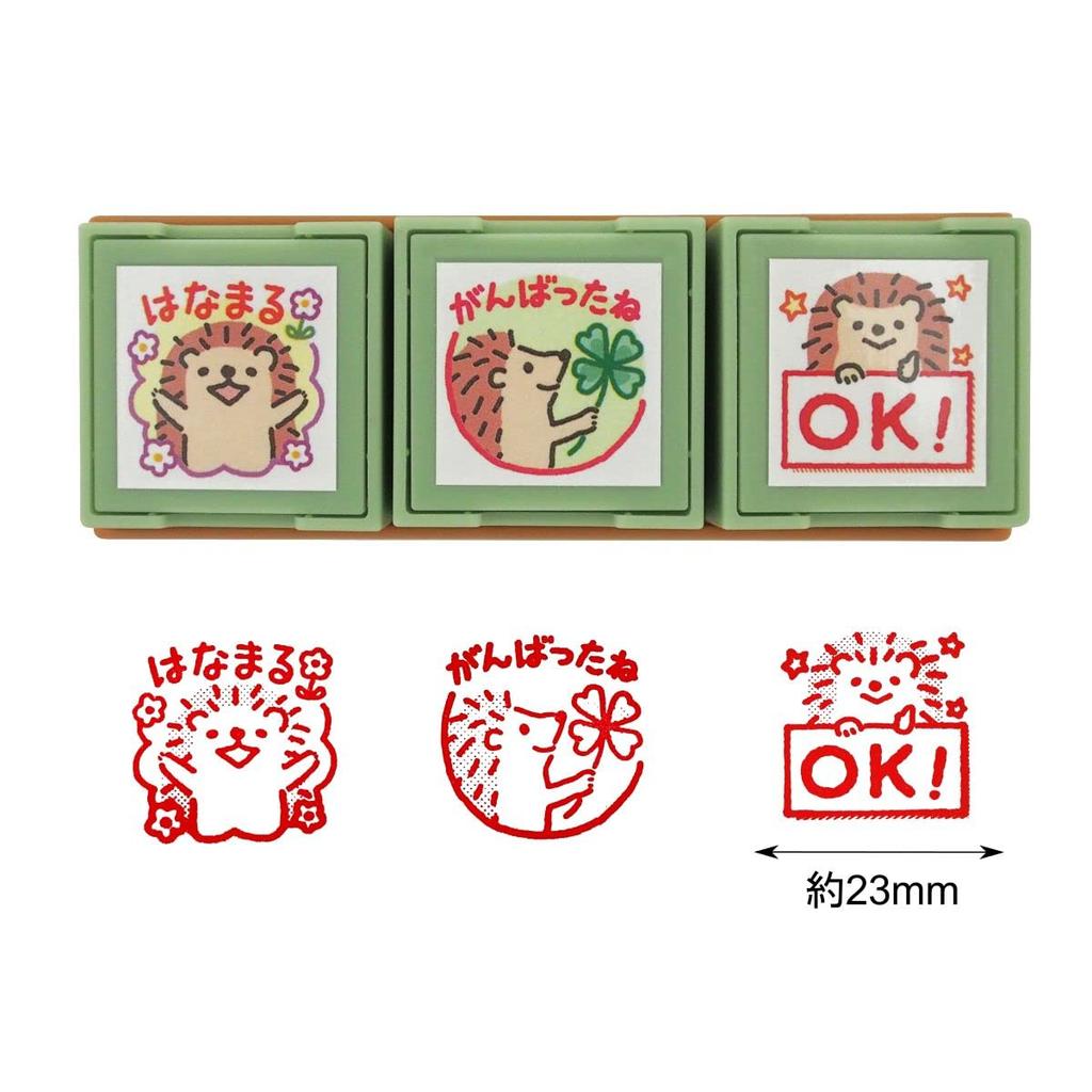 Pochi Sensei Stempelset Igel 3 Hurra! 1801-002