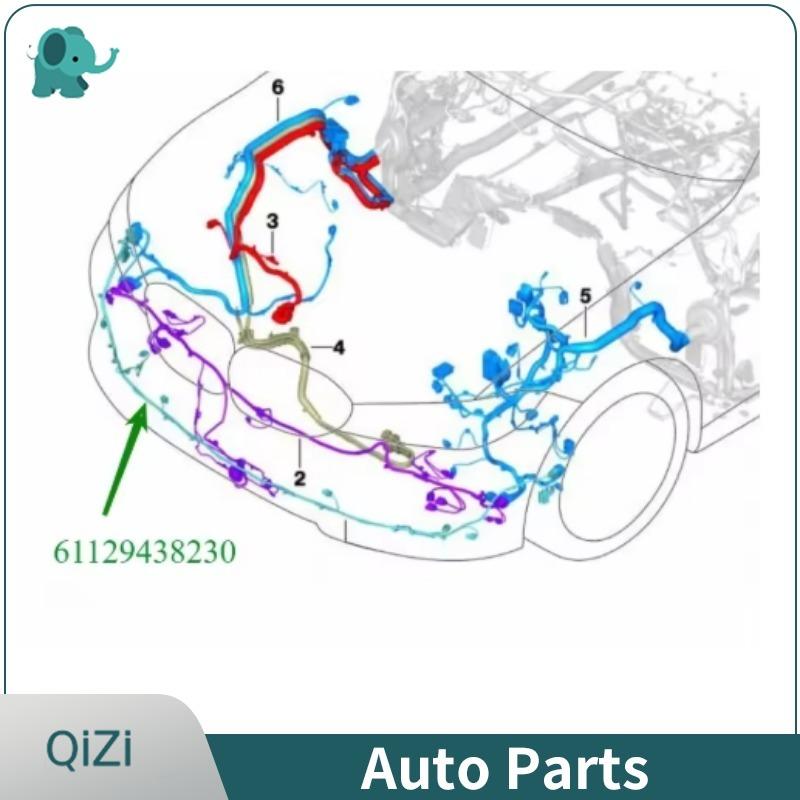 61129436174 61129438230 High-Performance Auto Spare Parts Front Bumper Wiring Harness Loom For BMW 3 Series G20 -