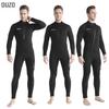Mens 5mm Full Wetsuit Long Sleeve Pants Thermal Dive Suit Surfing Swimming Snorkeling Cold Water