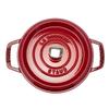 Staub Pico Cocotte Kulatý hrnec 20 cm Smaltovaný hrnec Rund Brater třešeň Pico Cocotte Hrnec Stylové nádobí Kuchyňské nádobí [Staub Hrnec] Cherry/Red