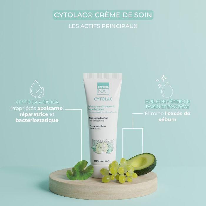 Cytolnat Cytolac crème de soin peaux à imperfections 50ml