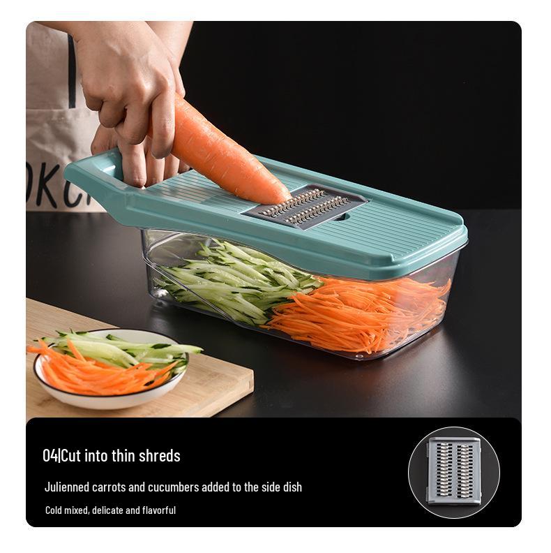 Multifunctional Kitchen Tool Set: Grater, Egg Separator, Vegetable Dicer & Slicer
