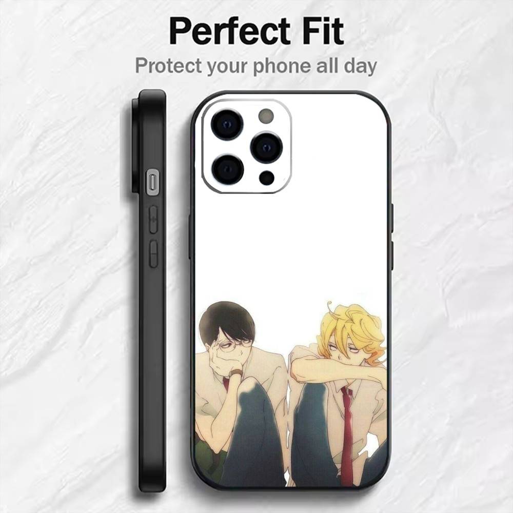 

Boys Anime D-Doukyuusei Phone Case For iPhone17,16,15,14,13,12 Plus,Max Soft Silicone Black Cover iPhone13PRO