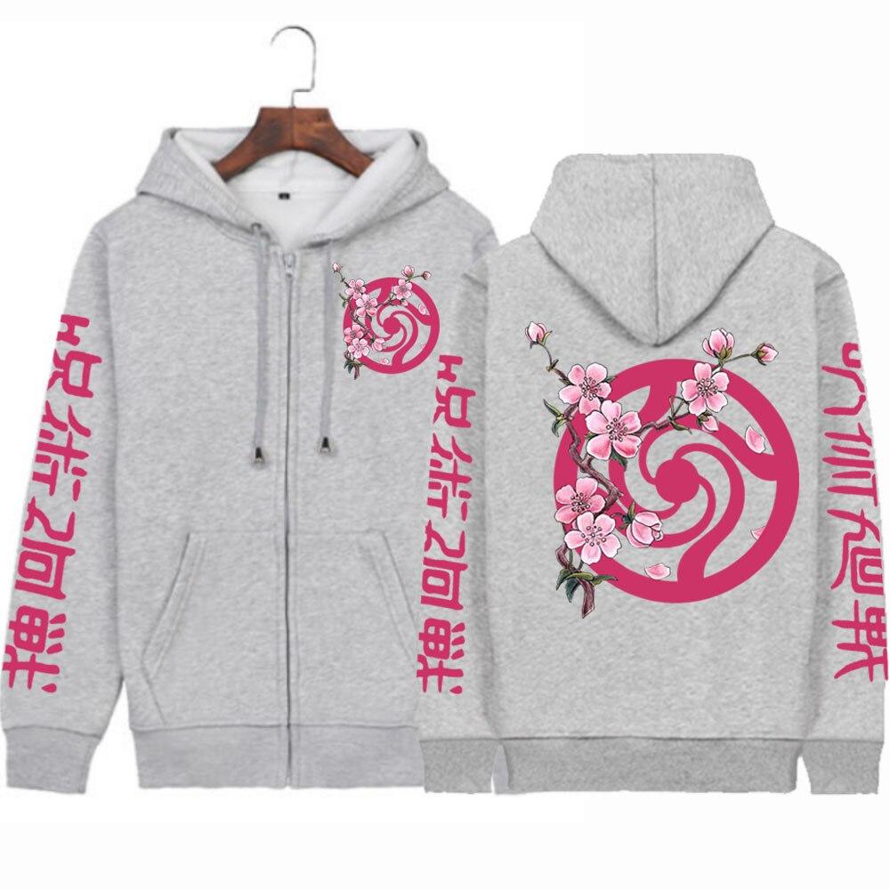 Classic Anime Print Zipper Hooded Jacket Cartoon Sports Casual Loose Sleeve Zipper Jacket Sports Shirt