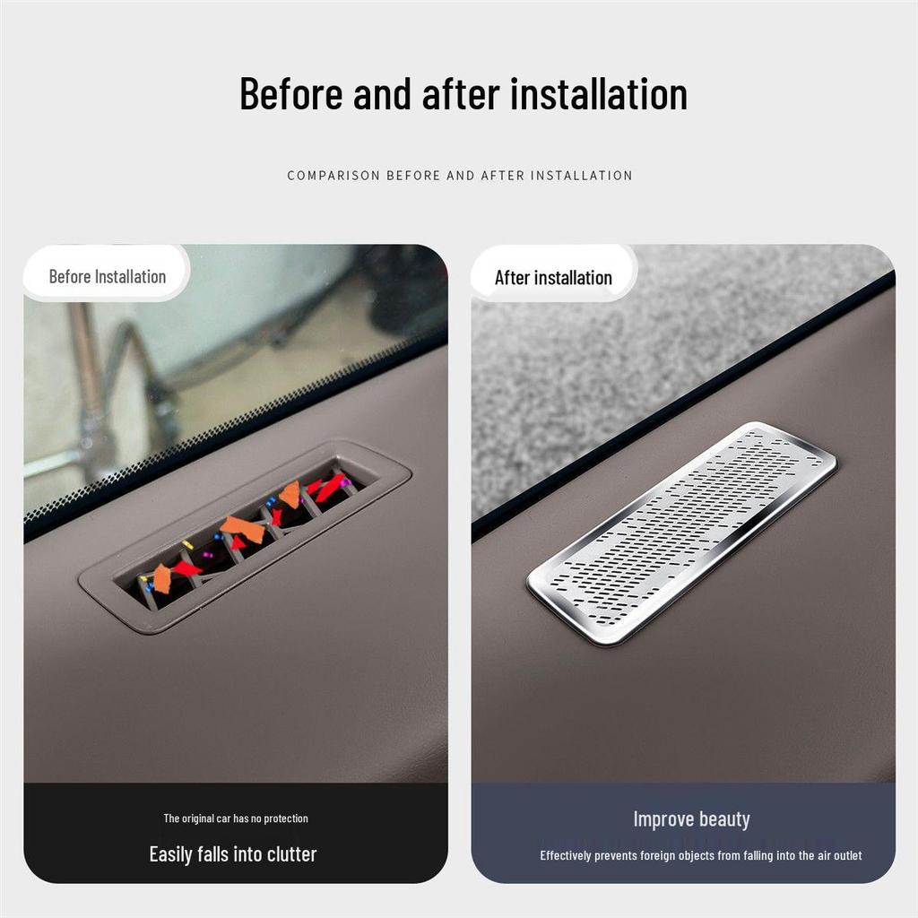 WEY Gaoshan 7/8/9 Front Window Air Vent Dashboard Trim Protector