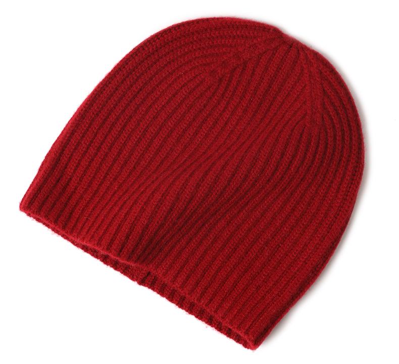 Pure Cashmere Women Winter Hats Custom Designer Logo Luxury Fashion Warm Knitted Rib Ny Beanie Caps