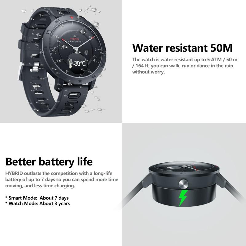 Zeblaze Hybrid Smartwatch Heart Rate 
