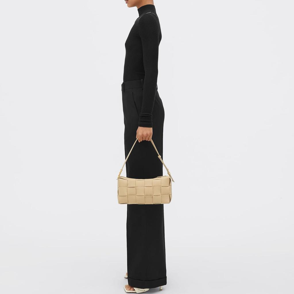 Bottega Veneta Brick Cassette Shoulder Bag Porridge 715655V17H19776