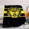 1 Stück Maccabi Netanya FC Aufdruck Flanelldecke Hohe Qualität Warm Bequem Decke für Alle Jahreszeiten Perfekt für Geschenke Heimdekoration