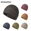 Autumn and Winter Knitted Hat for Men and Women Couples Knitted Hat Ins Street Solid Color Warm Baotou Hat