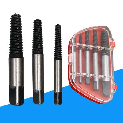 Damaged Broken Screw Remover Extractor Drill Bits 5/6Pcs Steel Durable Easy Out Remover Center Drill Damaged Bolts Remover Tool