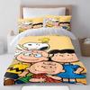 Cartoon Dog Duvet Cover Pillowcase Snoopy Bedding Set Adult Boy Girl Bedroom Decoration Children Gift Single Double Size