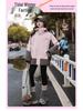 Girls' Fleece-Lined 3-in-1 Detachable Windbreaker Jacket, 2024 Autumn/Winter Style, Big Child Outdoor Thickened Coat.