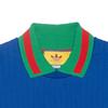 GUCCI X Adidas Polyester Polo Shirt Cobalt Blue 691777-XJEKF-4364