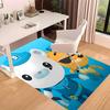 The Octonauts6 Printed Absorbent Washable Carpet, Non-Slip Bathroom Mats, Kitchen Rugs, Yoga Mat,Living Room Entrance, Camping Picnic Rugs