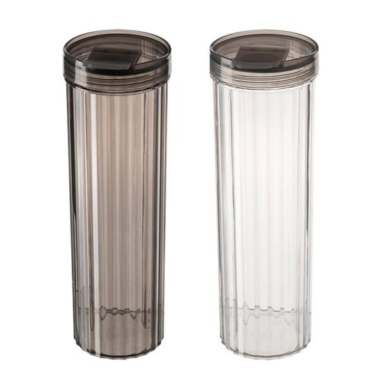 Circular Compact Noodle Box Food-Grade Plastic Sealing Moisture-Proof Design Large Capacity Transparent Storage Container