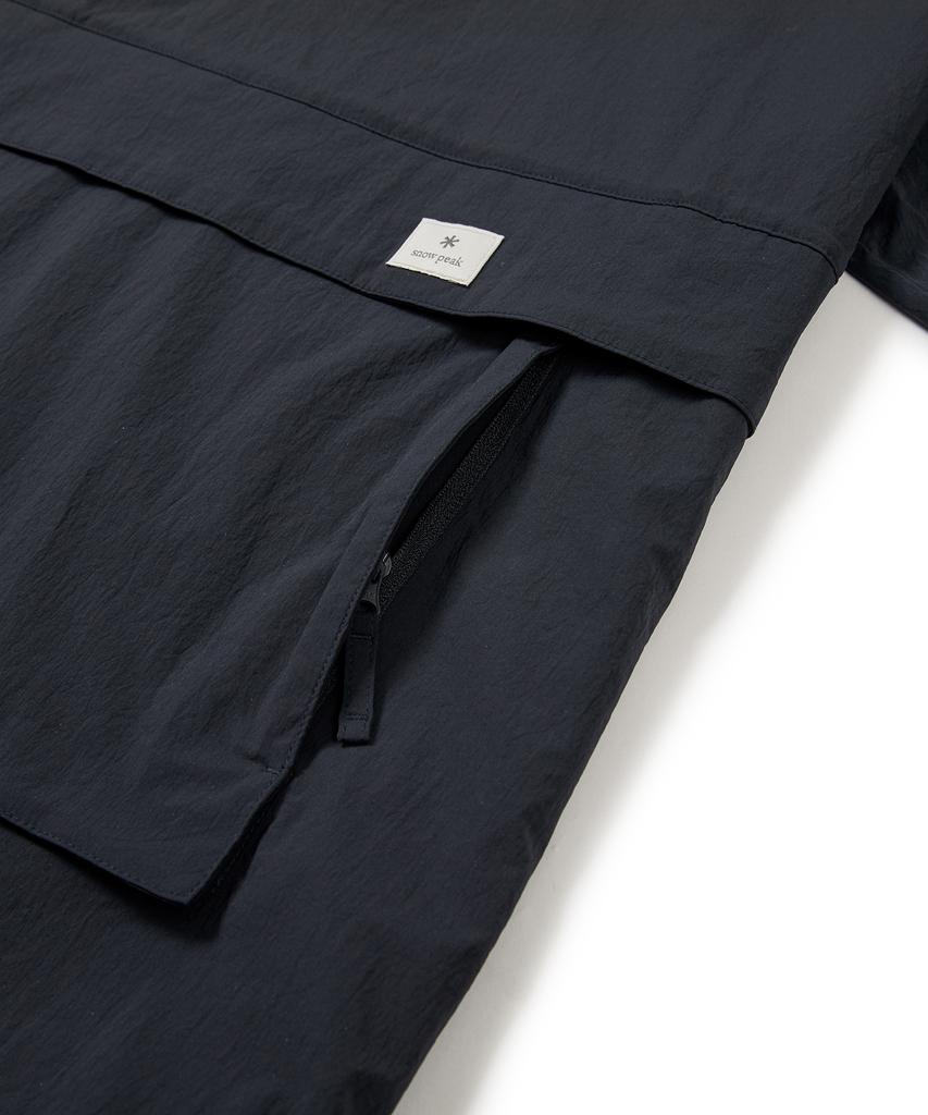 Snowpeak Apparel Root Hooded Short Sleeve Anorak Navy (S24Muran65)