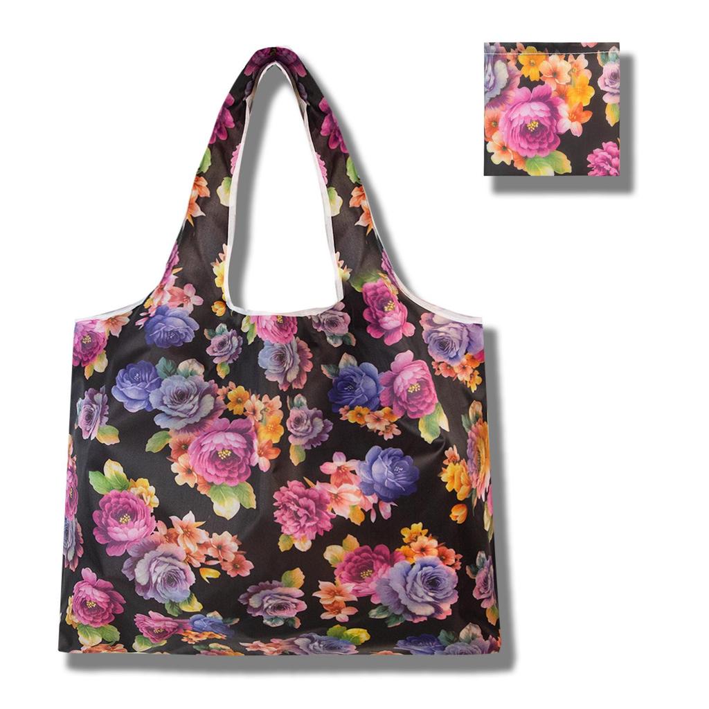 Eco-Friendly Large Capacity Foldable Tote Bag - Creative, Portable, Printed, and In Stock