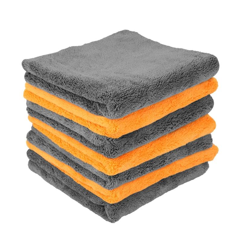 Microfiber Cleaning Towel 1pc Micro Fiber Wash Towels Extra Soft for Car Home Cleaning Drying Cloth Car Wash Rags 40x40CM