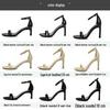 2024 Summer Black Stiletto Heels - One-Strap Sexy Niche Fairy Style Sandals