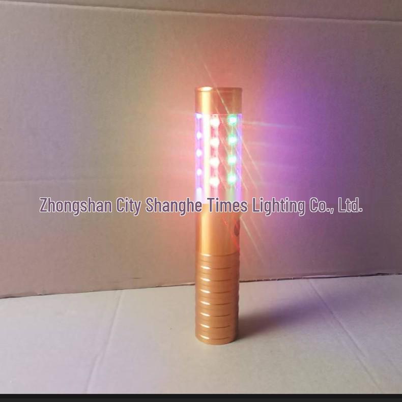 Rechargeable LED Strobe Stick for KTV & Parties - Handheld Flashing Light for Pouring Wine & Champagne Atmosphere.