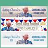 King Charles Iii Coronation Flag Premium Polyester Fabric 50x150cm