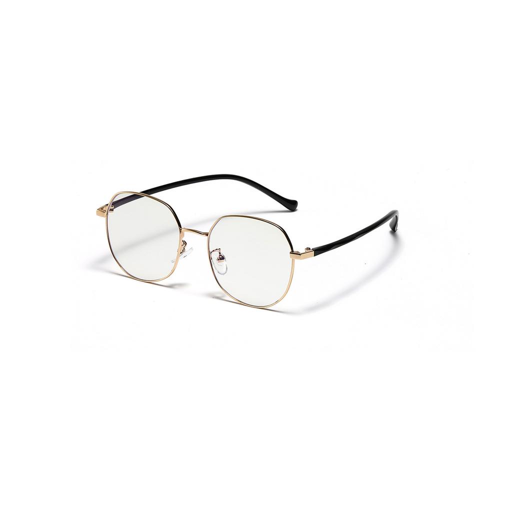 Glasses Polygonal Thin Frame Trend Metal Flat Mirror Women