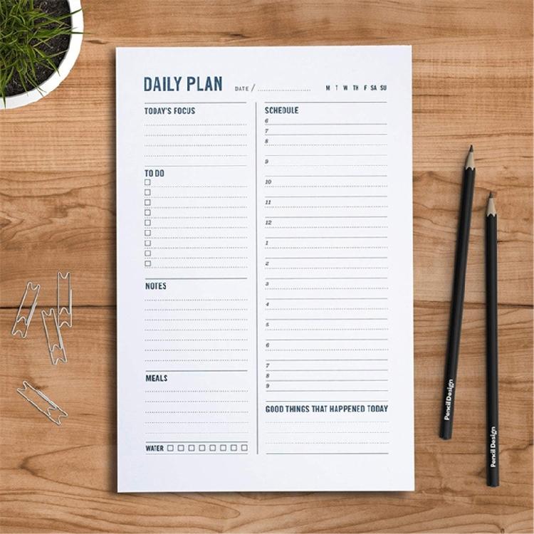 Professional Meal Workout Planner Notepads 60 Sheets Daily Planner Fitness Workout Journal Reading Tracking Notebook