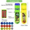 Torch Projector Projection Lighting Story Torches Light Toy Slide Lamp Educational Learning Bedtime Night Light for Children (120 Images, 5 Themes,