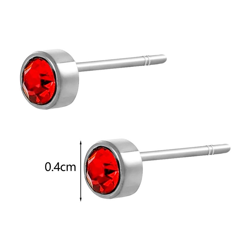 Stahl Mehrfarbig Schraubkugel Ohrstecker Für Damen/Herren Knorpel Helix Hantel Ohrstecker Piercing Schmuck