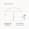 Polka Dot Cute Folding Umbrella Black Coated UV Protection Dual Use Rain Sun for Student School Commute