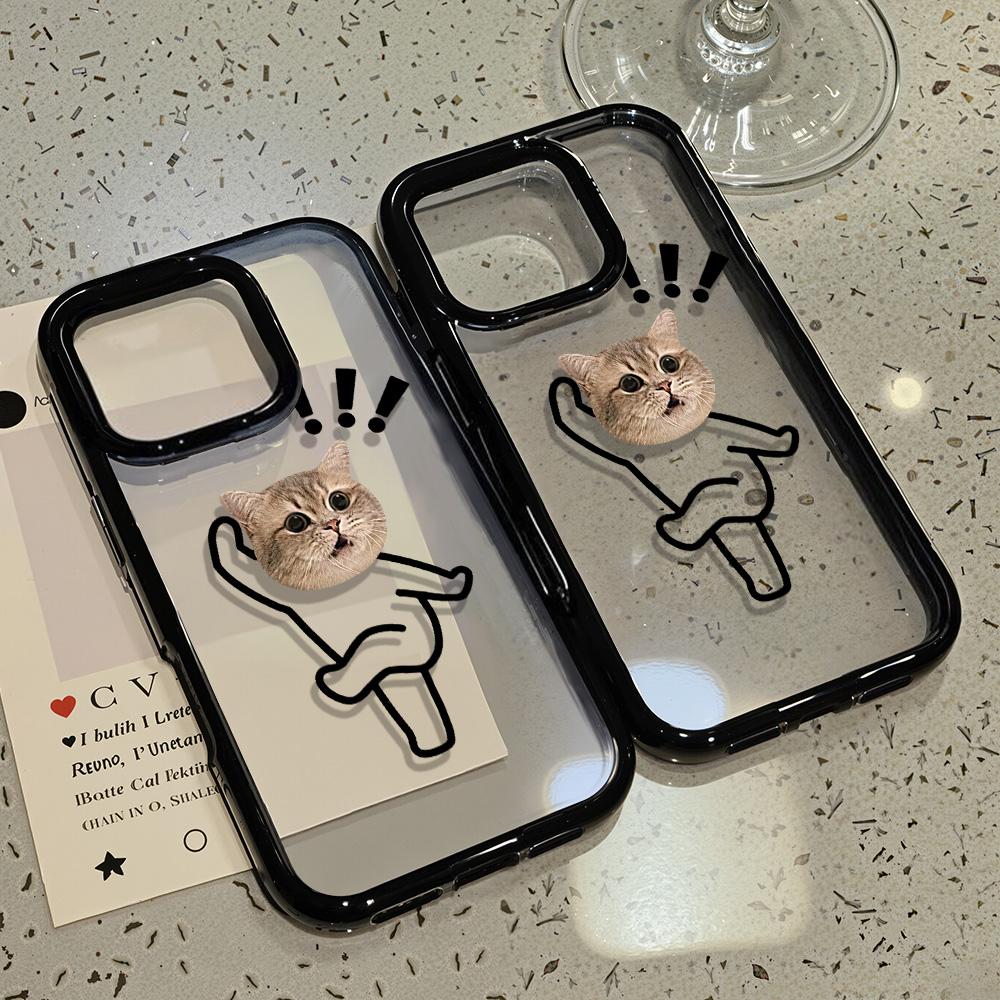 Acrylic Phone Case for iPhone 11 12 13 14 Pro 12 14 16 Pro Max for Samsung A16 A36 A56 S24 FE High-quality Painted Anti-fall Mobile Phone Case