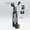 Rotatable Camera Phone Holder Cold Shoe Mount 1/4 Threaded Base For Smartphones Double Joint Adjustment System