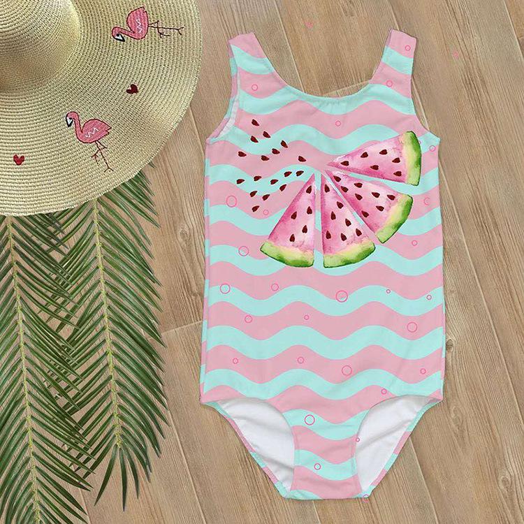 Infant Girls' Long-Sleeve Sun Protection Swimsuit (Ages 0-8)